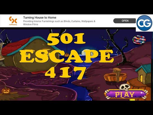 [Walkthrough] Classic Door Escape level 417 - 501 Room escape 417 - Complete Game