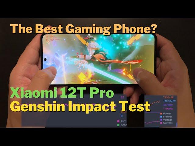 New Winner?! Xiaomi 12T Pro Genshin Impact Gaming Test. It's So Good!