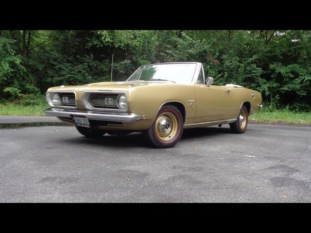 1968 Plymouth Barracuda 340 Formula S Convertible in Gold & Ride on My Car Story with Lou Costabile