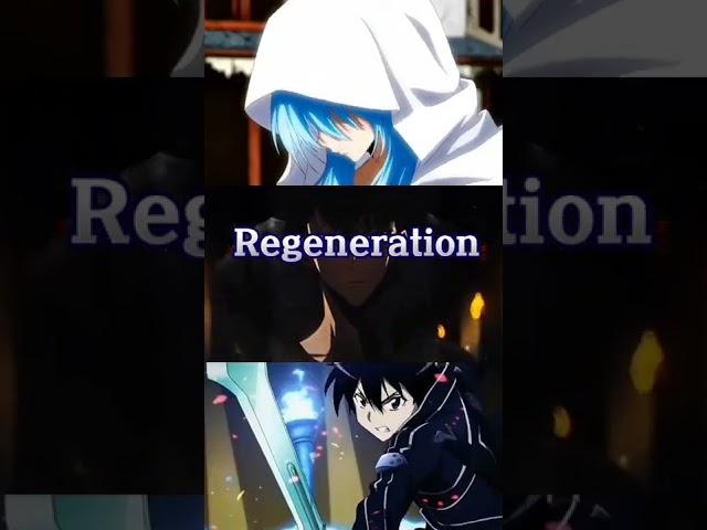 Rimuru vs Sung Jin Woo vs kirito #shorts #edit #anime #fyp #vs