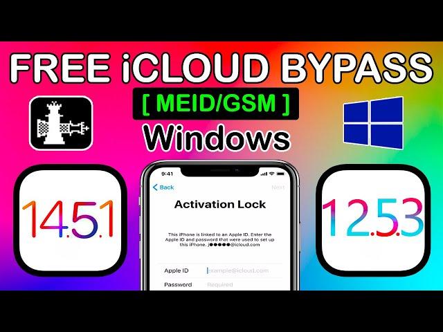 FREE Untethered iCloud Bypass iOS 14.5.1/14.5/12.5.3 Windows| Bypass iCloud Activation Lock iOS 14