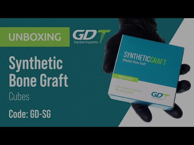 Unboxing GDT Synthetic Bone Graft Cubes - 4 Pieces