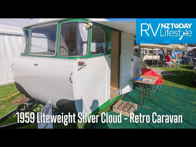 Rare 1959 Silver Cloud caravan NZ #caravan #classiccaravan #caravanlife  #camping