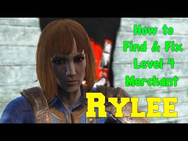 Fallout 4: How to Find & Fix Rylee | LEVEL 4 TRADING MERCHANT