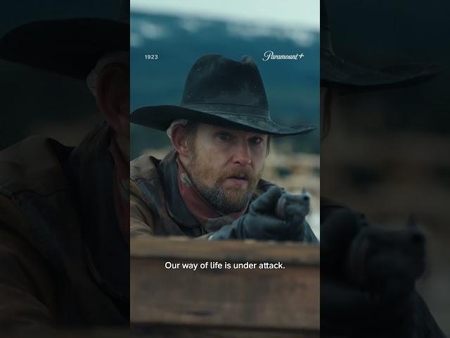 The ranch is under attack. Season 2 of 1923 premieres February 23, only on Paramount Plus. #1923TV