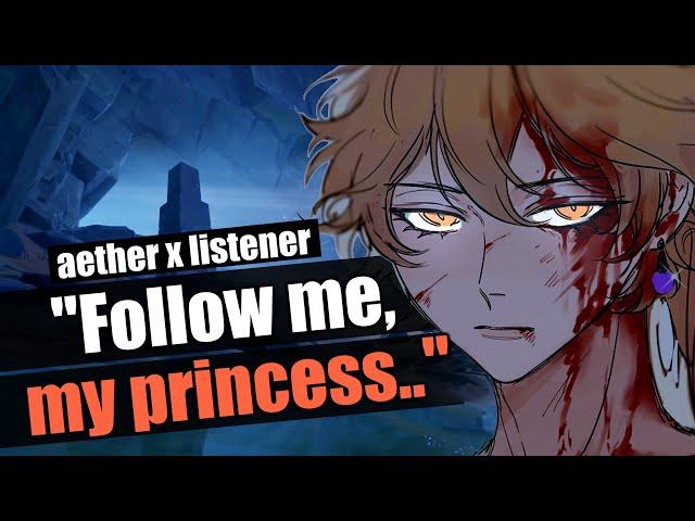 Soothing Abyss Prince Aether's Melancholy. [Aether x Listener Genshin Impact ASMR]