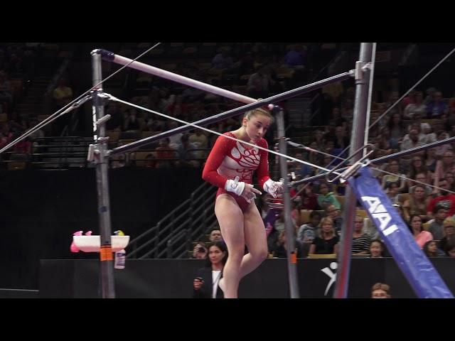 Audrey Davis - Uneven Bars - 2018 U.S. Gymnastics Championships - Senior Women Day 1