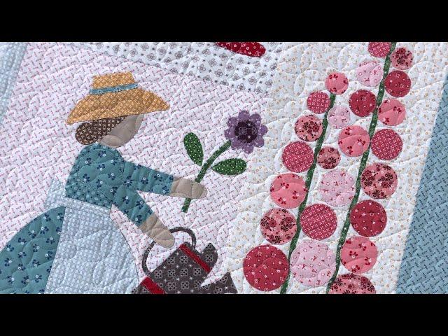 Calico Garden, Crazy Quilt, Pinwheel Quilt, Kaffe Fassett - Video 110