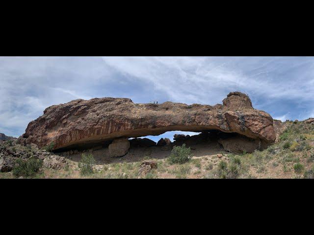 Secret pass Black Mountains AZ (Hualapai arch)