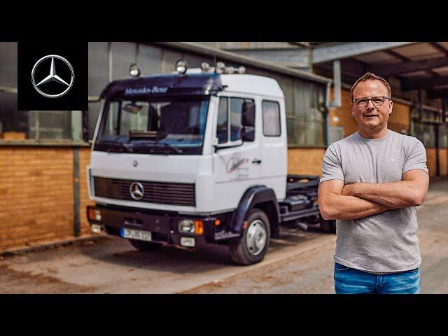 Oliver and his childhood truck | Mercedes-Benz Trucks