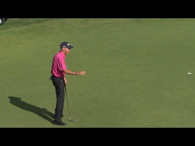 Highlights | Larry Mize grabs the early lead at the Boeing Classic