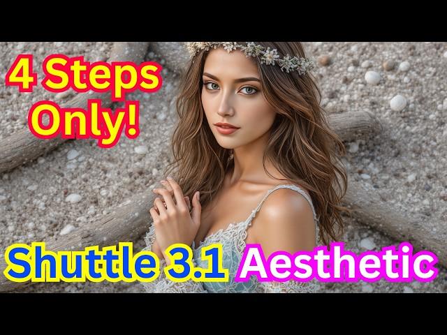 Shuttle 3.1 Aesthetic Diffusion In ComfyUI - 4 Steps Flux Base AI Model - Tutorial Guide