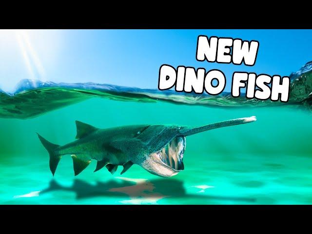 Prehistoric Fish Arrives At Aqualand