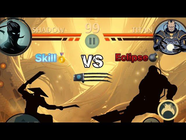 Shadow Fight 2: Defeating Titan (Eclipse): Without any mythical sets.  [IOS / iPad]