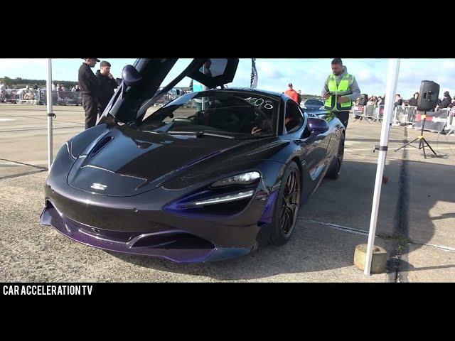 1100 HP Mclaren 720s with NOS Acceleration 0-300 SOUND