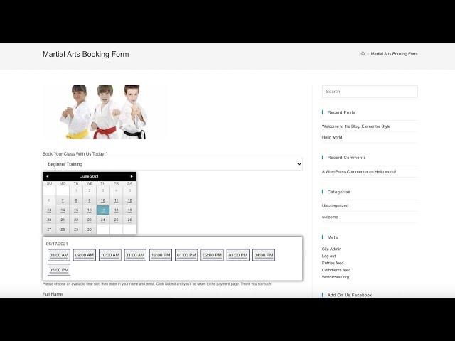 How To Add a Booking Appointment Class Calendar Plugin to WordPress
