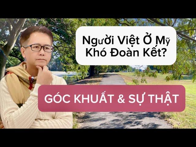 Vì Sao Người Việt Ở Mỹ Khó Đoàn Kết? Góc Khuất và Sự Thật