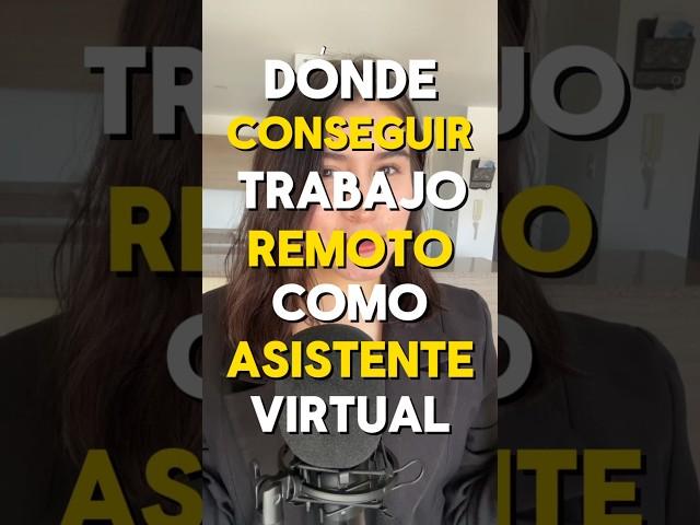  TRABAJO DE ASISTENTE VIRTUAL  Dónde conseguirlo #asistentevirtual #asistenciavirtual