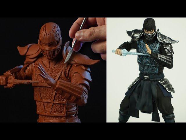 Sculpting SUB-ZERO | Mortal Kombat 2021