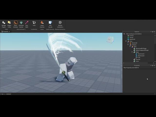 Katana / Sword M1 Animation | Roblox Blender Animation