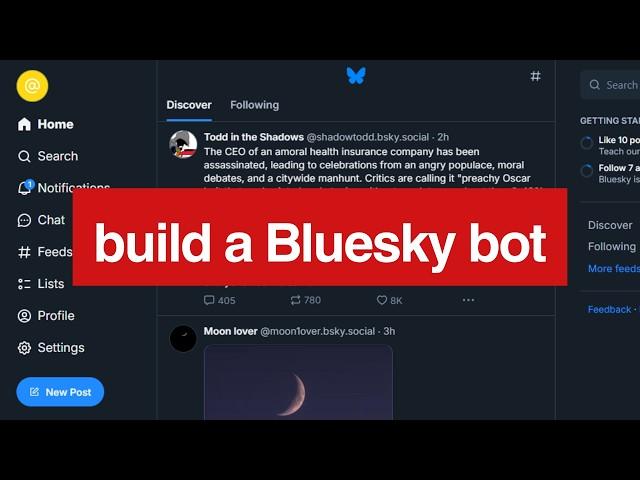 How to build a simple BLUESKY posting bot