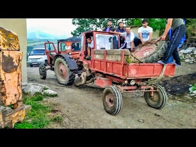 Сломался задный бортовой Трактора Т16 l Трактор Т 40 Пришел на помош Еще и так  можем помоч Трактору