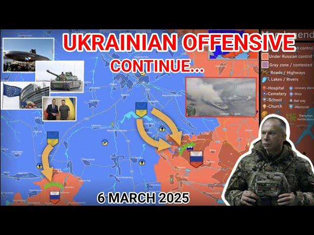 Ukrainians are counterattacking on several fronts | France takes the lead  [6 March 2025]