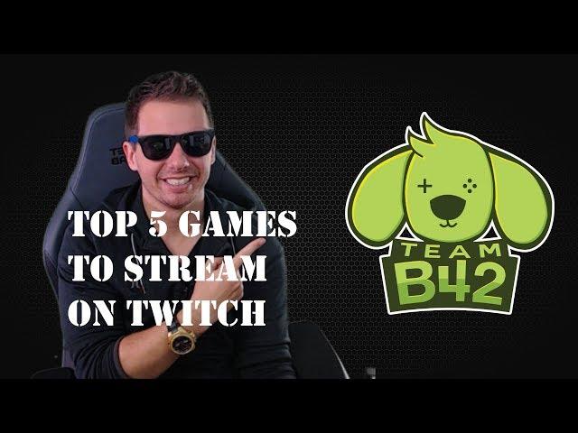 Top 5 Games to stream for growth on twitch