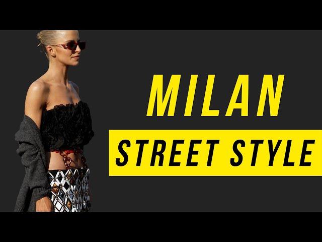 Best Street Style Outfits at Prada during Milan Fashion Week Fall Winter 2025-2026 [4K]