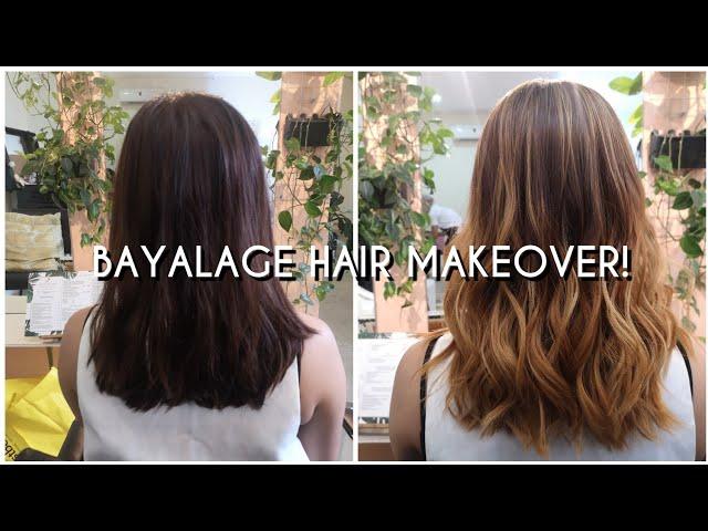 BAYALAGE OMBRE ON DARK HAIR MAKEOVER AT BENIBANA BEAUTY HUB