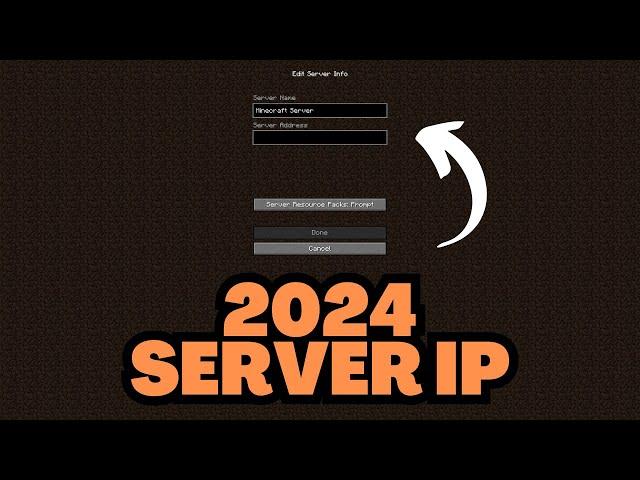 Minecraft 2024 Server IP Address