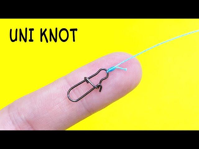 You only need to memorize 1 fishing knot.