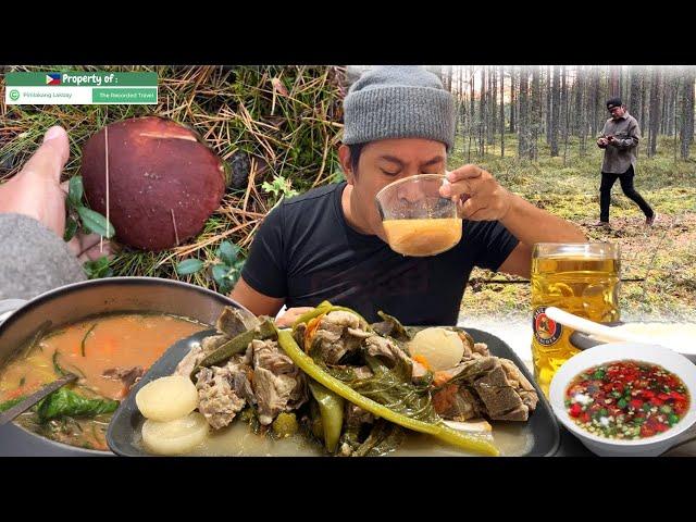 PICK & COOK KABUTE! EAT SINIGANG SA MISO NA BUTO-BUTO!!! Filipino Food. Mukbang. Buhay Probinsya!