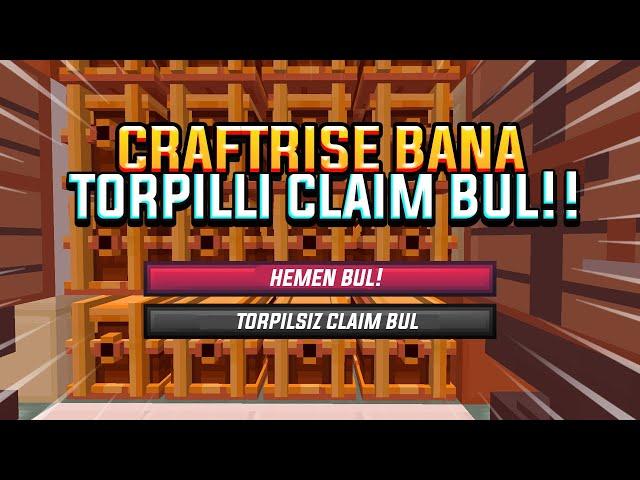 CRAFTRİSE BANA TORPİLLİ BİTEN CLAİM ÇIKARIYOR!? - Craftrise Survival Ametist