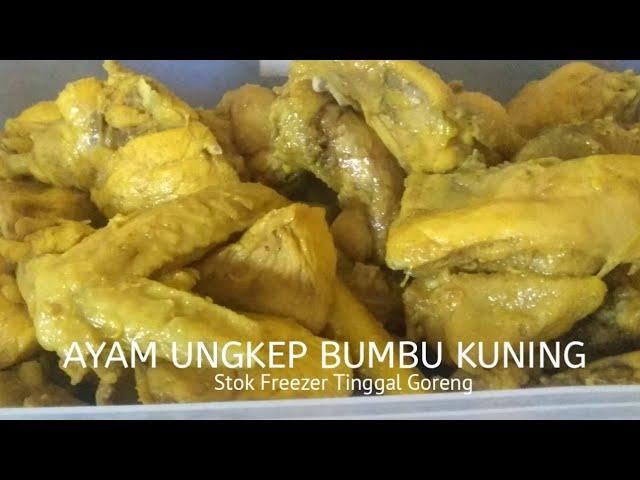 AYAM UNGKEP BUMBU KUNING PRAKTIS || STOK KULKAS TINGGAL GORENG