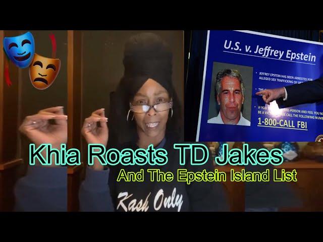 Khia Roasts TD Jakes and Everyone in the Epstein Files #khia #tdjakes #pettyreviews