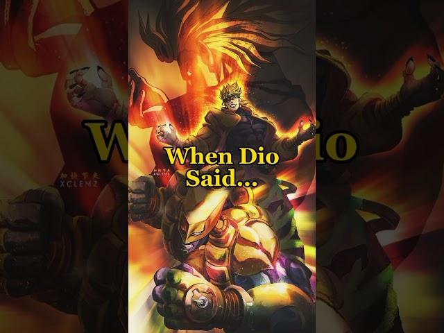 KONO DIO DA!! #viral #youtube #anime #tiktok #shortsvideo #jojo #animeedit #meme