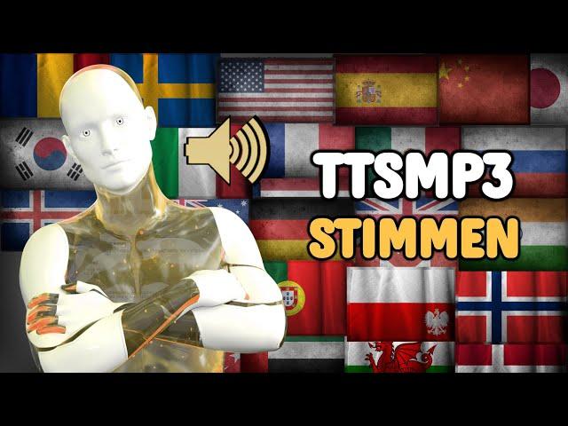 All Languages & Robot Voices from TTSMP3