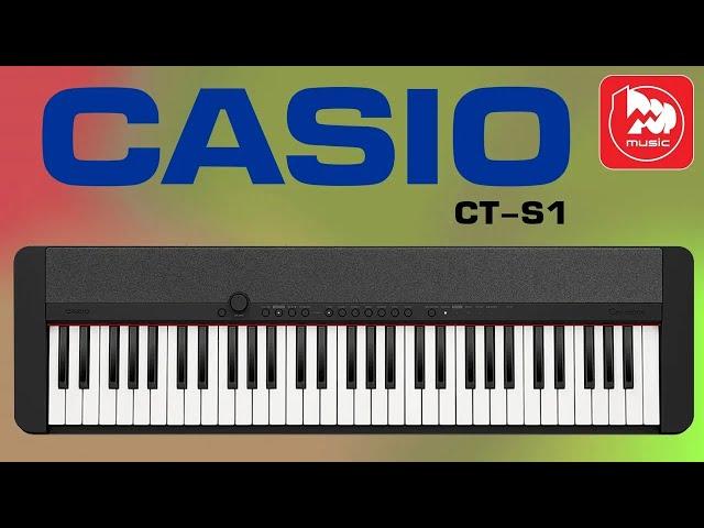 Лёгкое цифровое пианино Casio CT-S1 с функцией звук вокруг