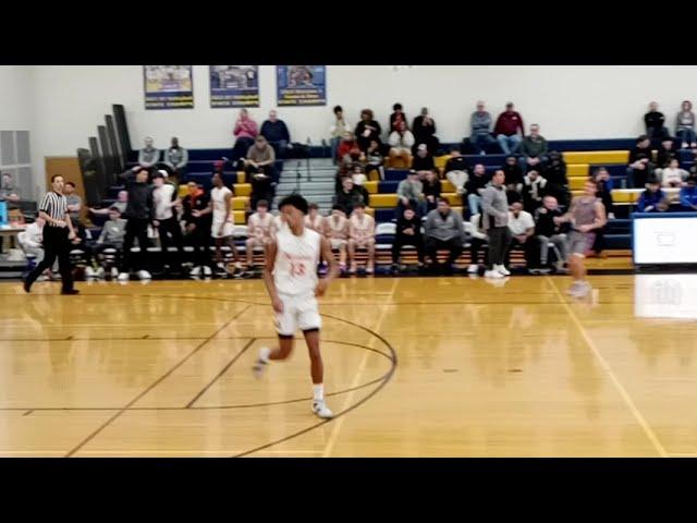 Birmingham Brother Rice's Warren Marshall dunks vs. Toledo St. Francis in Catholic League playoffs