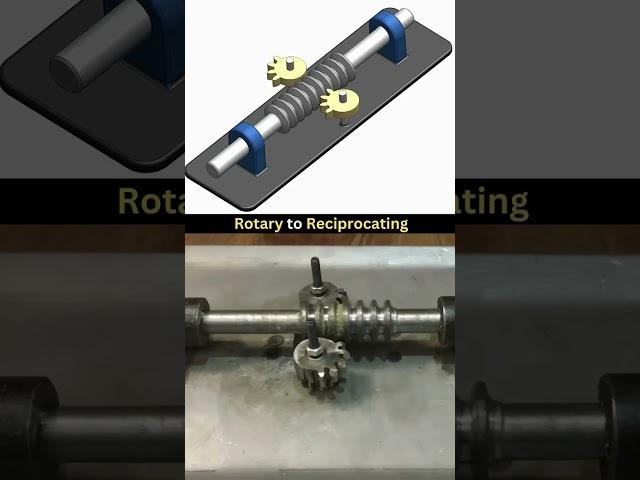 Rotary to Reciprocating Mechanism  #3ddesign #mechanical #mechanism #engineering #cad #mech #3d #yt