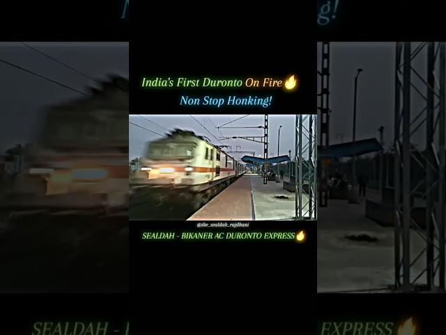 NON STOP HONKING  | BIKANER DURONTO EXPRESS | INDIAN RAILWAYS STATUS | ALP STATUS