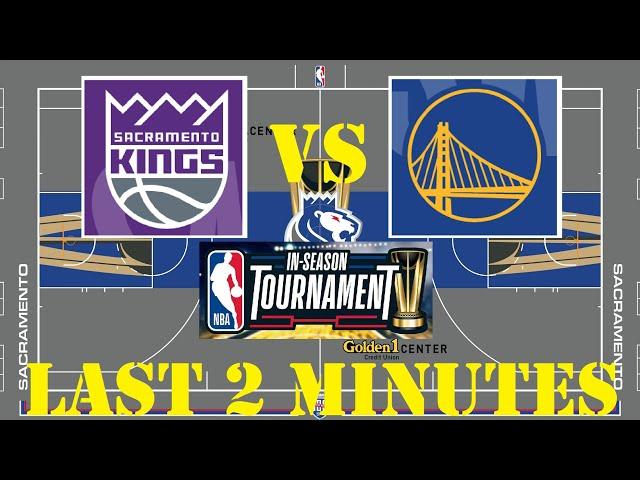 (NBA) Sacramento Kings VS Golden State Warriors "Thrilling To The End" (Last 2 Minutes)