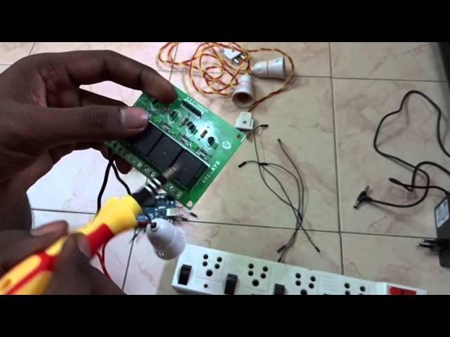 How to connect circuit for Home automation