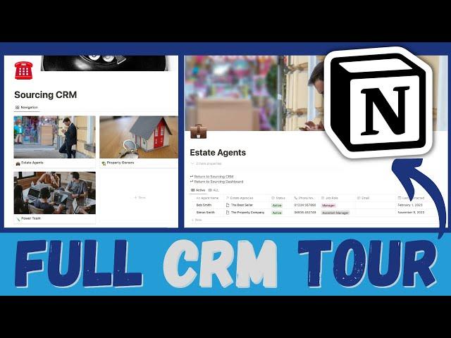 REAL ESTATE Contact Management with a NOTION CRM | The Essential Guide | Notion for Real Estate