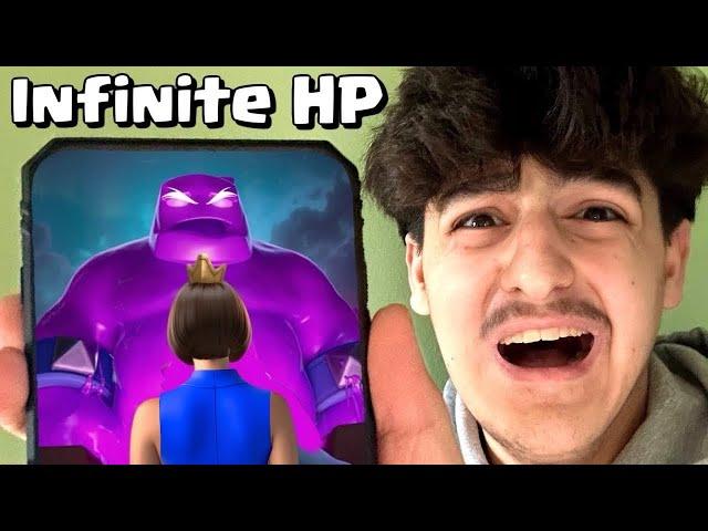 Beating Clash Royale Using The Highest HP Cards