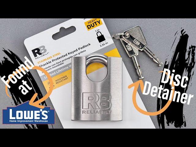 [1610] Lowes’ “New” Reliabilt Padlock…