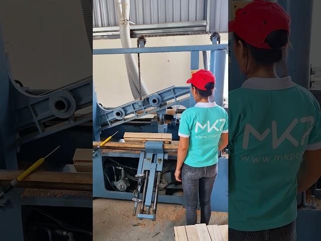 Fast, two-level, semi-automatic roller turning process.#mkp #mkpfurniture #furniture #fsc #export