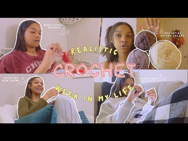 REALISTIC crochet week in my life | crochet vlog