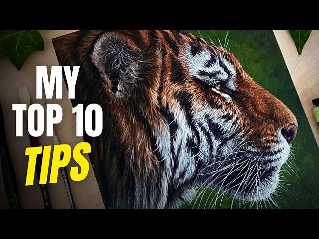 Improve Your Animal Art | 10 Tips for Painting Animals